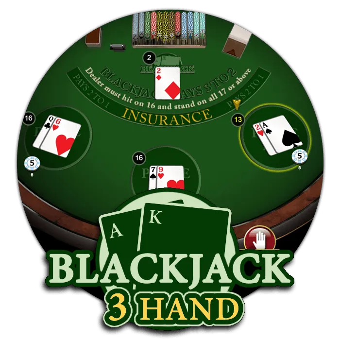 Blackjack 3 Hand - SPACEMANSLOT88