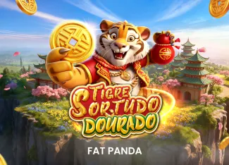 Tigre Sortudo Dourado - SPACEMANSLOT88