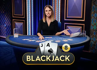 Blackjack 8 - Azure - SPACEMANSLOT88